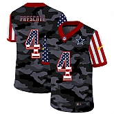 Nike Dallas Cowboys 4 Prescott 2020 USA Camo Salute to Service Limited Jersey zhua,baseball caps,new era cap wholesale,wholesale hats